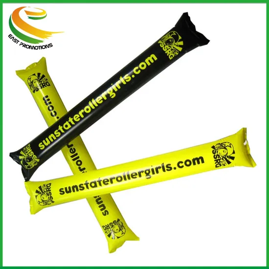 Custom Design Promotional Inflatable Thunder Sticks Cheering Balloon Stick