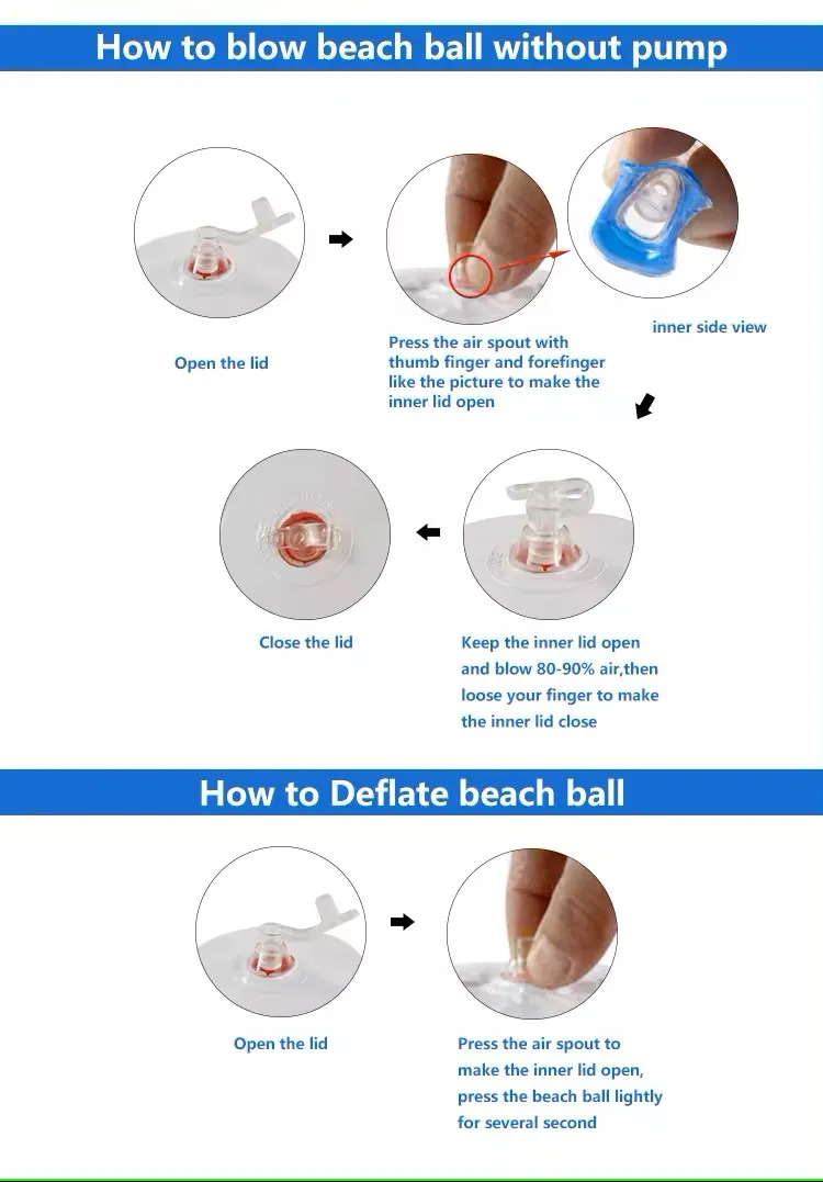 Inflatable Toy Manufacturers Custom PVC Beach Ball with En71 for Promotion