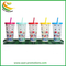 Customized 24oz BPA Free Reusable Plastic Cold Magic Drinking Tumblers Cups with Straw