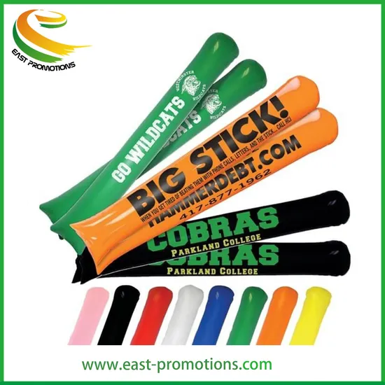 Wholesale Multicolor Cheering Inflatable Air Sticks for Advertising