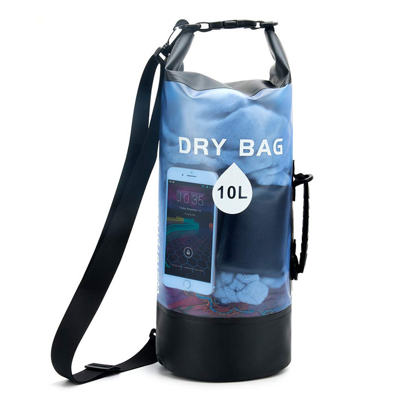 Custom Logo 10l 20l Floating Boating Hiking Outdoor Polyester Pvc Ocean Pack Waterproof Dry Bag