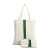 Custom Portable Folding Eco Organic Cotton Shopping Tote Bag