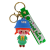 Custom Design 3D Silicone Keychain Popular Soft PVC Rubber Key Chain for Souvenir Gifts