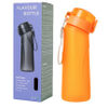 Custom 750ml BPA Free Plastic Tritan Smken Mouth Fragrance Drink Air Flavoured Up Water Bottle Wtih Fruit Flavor Pod Capsules