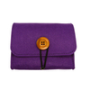 Felt Doterra Pouch With Wooden Buttons Holds 6 Roller Bottles Or 4 Vials 15ml Oil Bottles