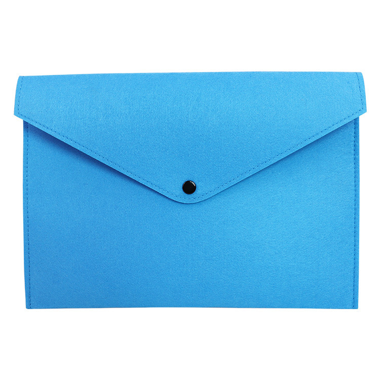 Customized Logo Felt File Folder Paper Envelope A4 Office Document Folders