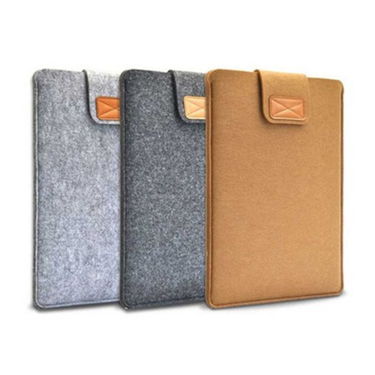 Wholesale Portable Fashion Laptop Bag Wool Felt Sleeve Case Computer Cover