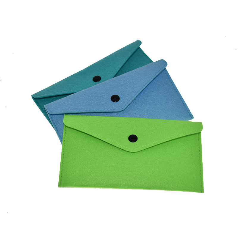 Eco Friendly Felt Mobile Phone Case Felt Phone Pouch Soft Felt Phone Hold Bag