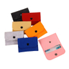 New Fashion Simple Felt Coin Purse Short Felt Wallet Bag Change Pouch