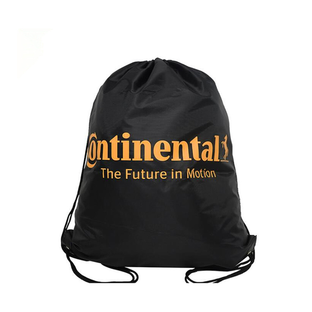 Polyester Promotional Printed Sport Backpack Drawstring Bag