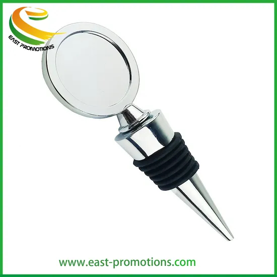 Factory Custom Shape Reusable Plug Metal Wine Bottle Stopper for Bar Gifts