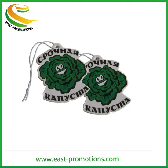 Personalized Promotional Perfume Car Hanging Air Freshener for Different Shapes Scents