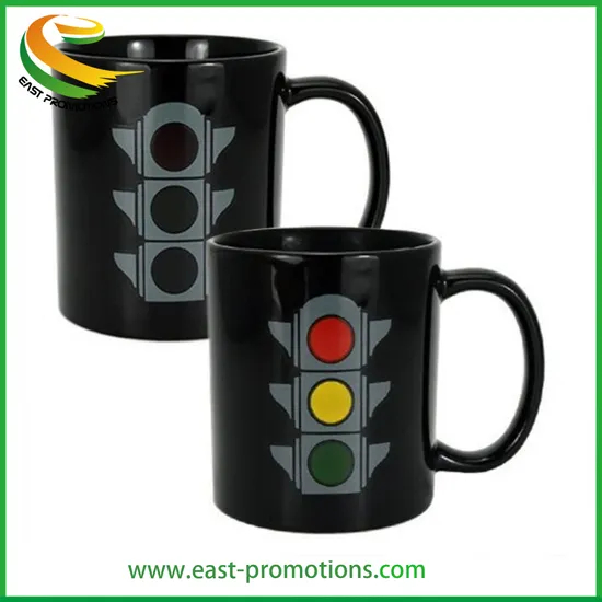 Factory Custom Design Color-Changing Mug Magic Blank Ceramic Porcelain Mug for Gifts