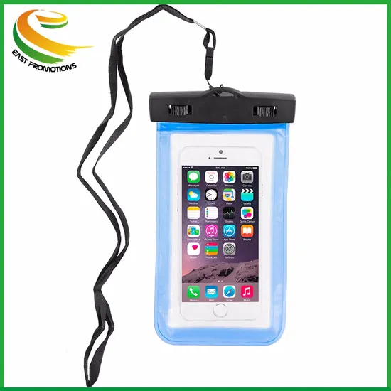 Custom Hanging Waterproof Phone Pouch with Logo Printing
