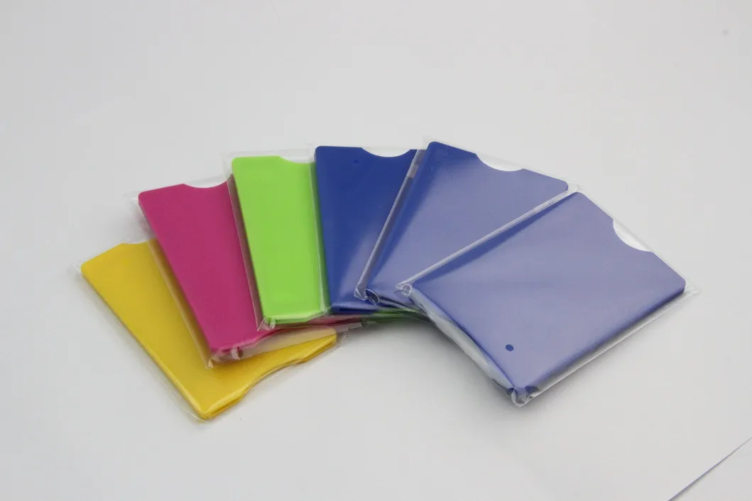 Hard Plastic ABS RFID Blocking Card Sleeve for Credit Card