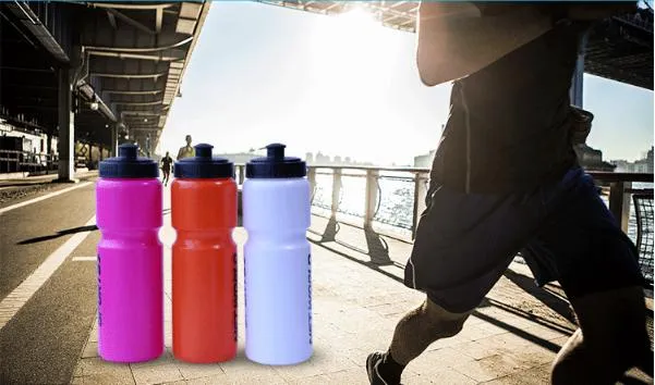 China Factory Plastic Sports Bottle 500ml PE Bottle BPA Free Squeeze Water Bottle