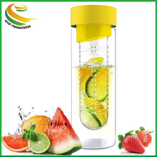 Custom BPA Free Tritan Water Bottle with Fruit Infuser
