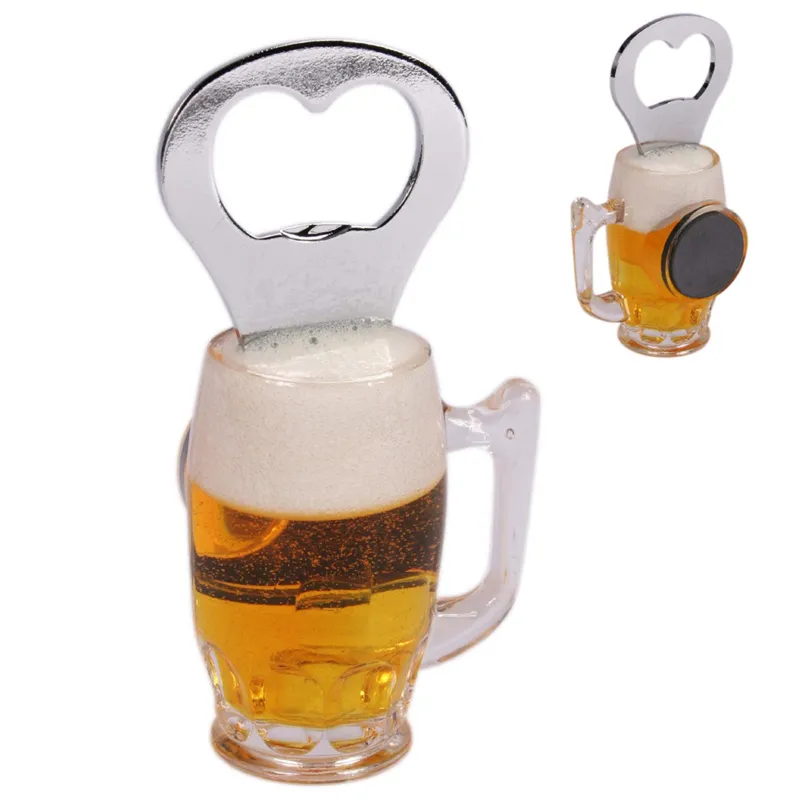 Wholesale Customized Own Logo Wooden Stainless Steel Bottle Opener Card Epoxy Colorful Spray Painting Metal Bottle Opener