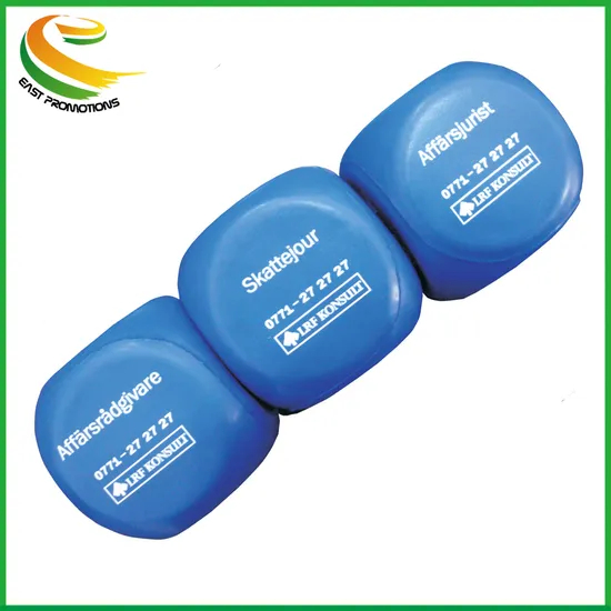 Dice Design PU Foam Anti Stress Toy Ball