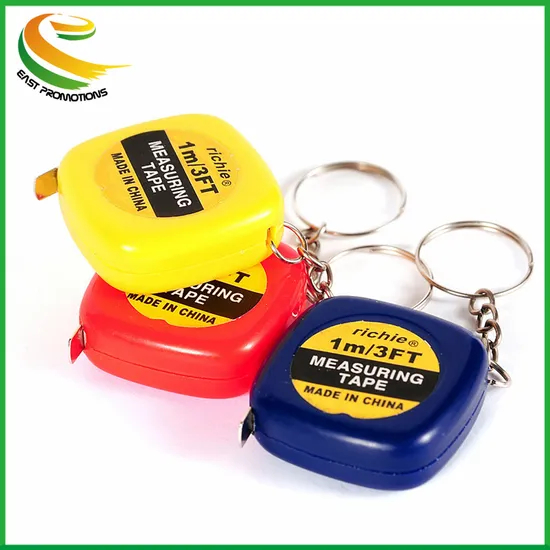 Custom Cute Funny Mini Retractable Tape Measure Keychain