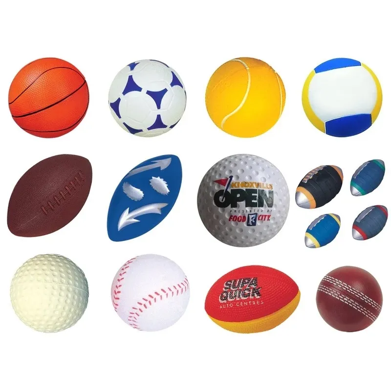 Custom Various Cartoon Design PU Promotion Gift PU Foam Anti Stress Ball