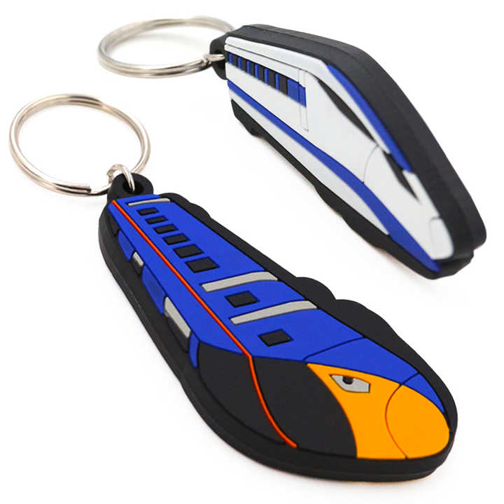 PVC Key Chain Manufacturer Wholesale Soft 2D 3D PVC Rubber Established Logo Design Keychain