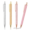 Glitter Sparkly Fancy Inspirational Ballpoint Pen with Retract Pen Pretty Cute Metal Aluminum Pen