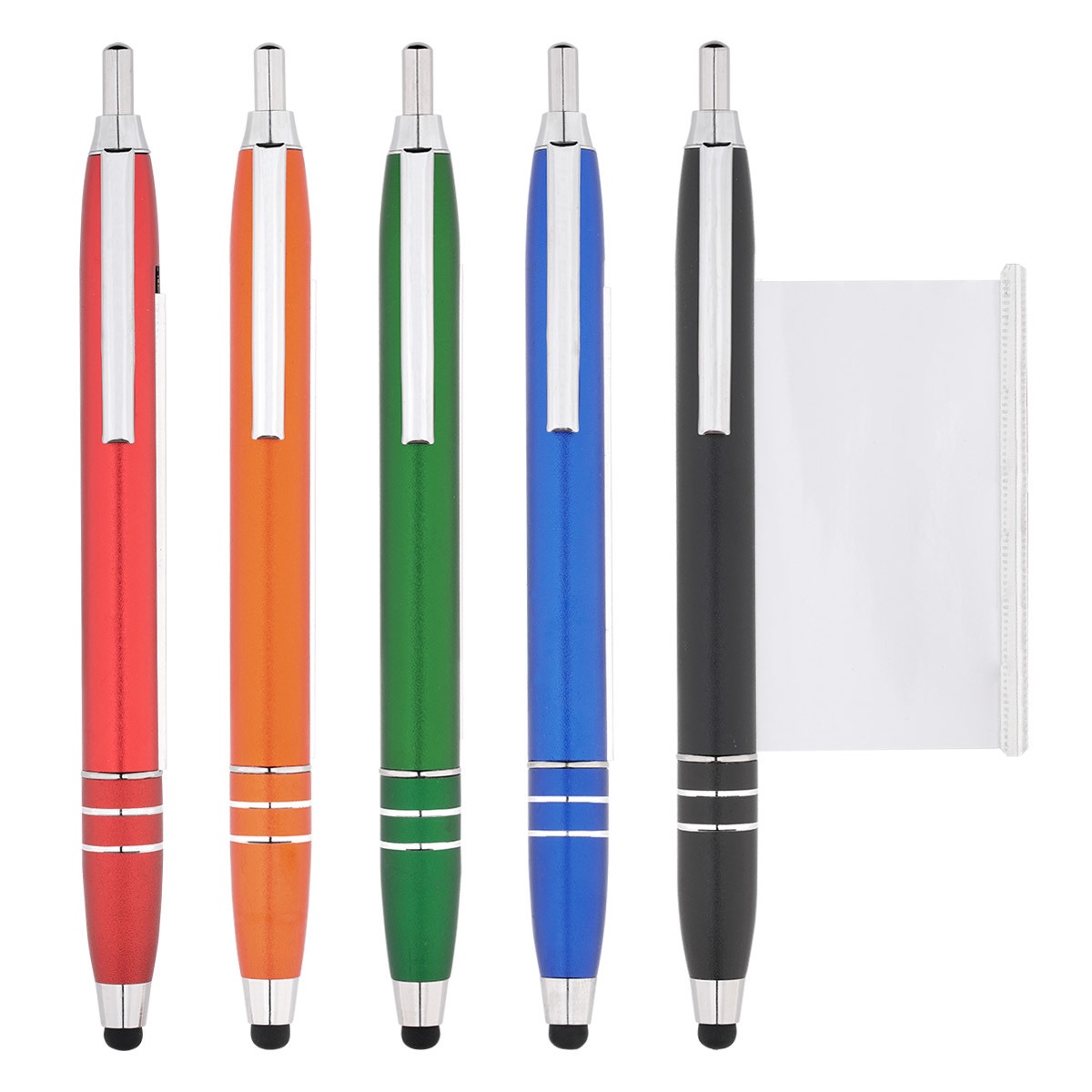 Custom Printed Advertising Flag Pen Pull Out Banner Ball Pen with Stylus
