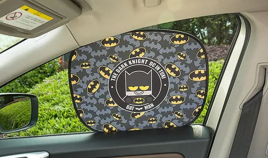 Custom Electrostatic Adsorption Foldable Nylon Mesh Side Window Car Sunshade Windshields for Advertising