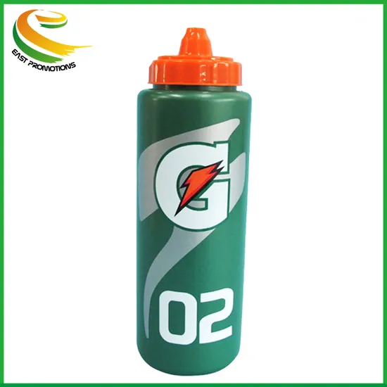 China Factory Plastic Sports Bottle 500ml PE Bottle BPA Free Squeeze Water Bottle
