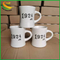 Wholesale Tick Wall Tight Waist Mug Thin Ceramic Coffee Mug Cups for Drinking