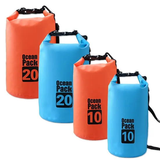 Factory Custom Logo Outdoor PVC Tarpaulin Ocean Pack Tube Waterproof Dry Bag Sack for Promotion