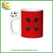Hot Sale Design 11oz Blank Ceramic Sublimation Mug Cups with Swivel Football Handle