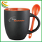 Wholesale Color Ceramic Coffee Mug with Color Spoon in Handle