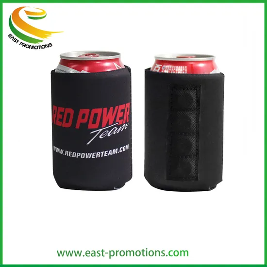 Manufacturer Customized Magnetic Neoprene Collapsible Can Cooler Stubby Holder