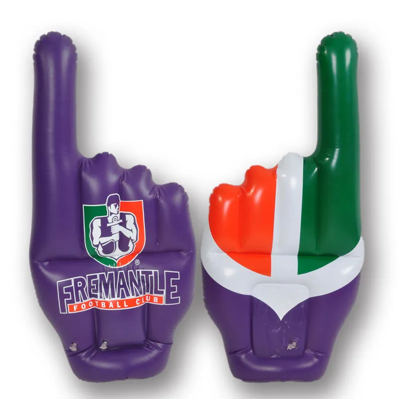 Wholesale Creative Advertising Inflatable Hands PVC/PE Inflatable Hand Flag Slogan Cheering Inflatable Hand