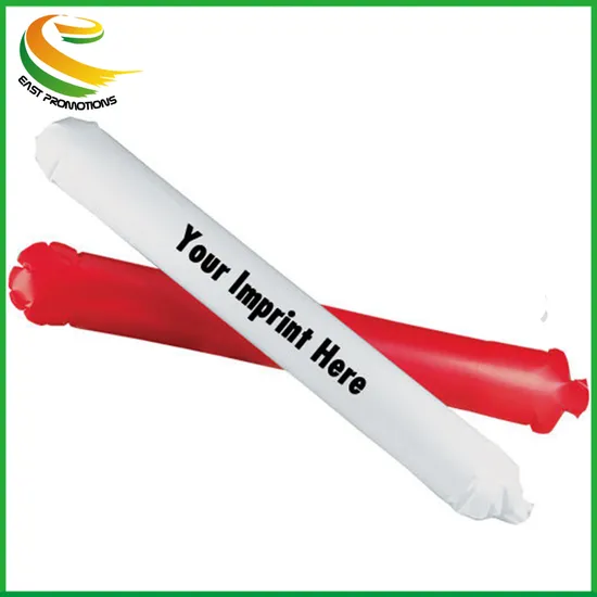 Custom LED Flashing PE Inflatable Clappers Cheering Stick with Light Lighting