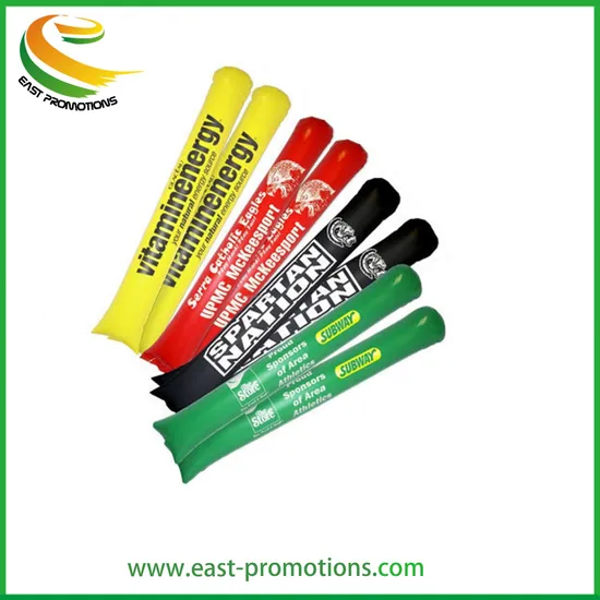 Wholesale Multicolor Cheering Inflatable Air Sticks for Advertising
