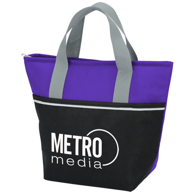 Customized Durable PEVA Waterproof Oxford Cloth Lunch Bag Insulated Pinic Cooler Thermal Bag