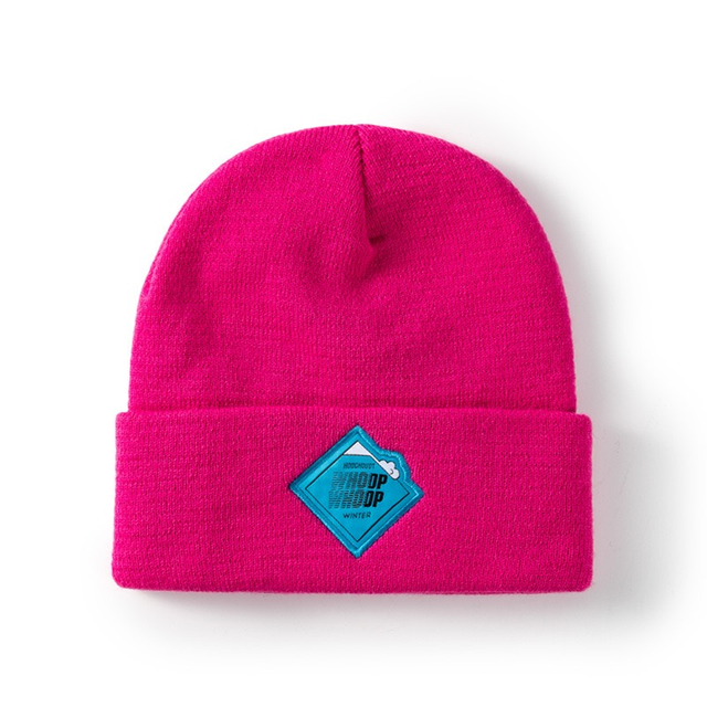  Hot Sale Recycled RPET Polyester Plain Winter Beanie Hat with Custom Logo