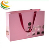 Manufacturer Custom Cheap Luxury Coated Art Paper Gift Bag Ribbon Handle with Logo Stamping