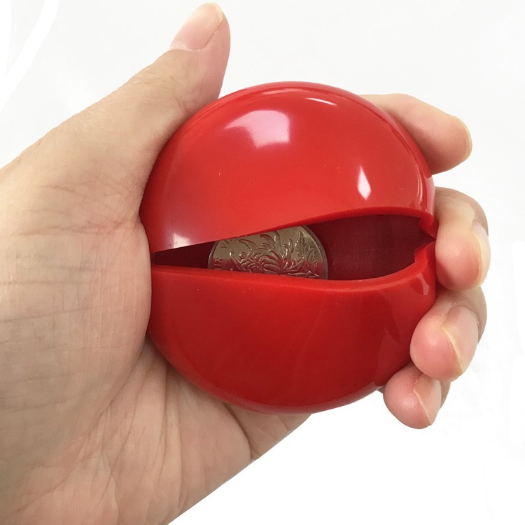 HOT Selling Products in Japan PVC Round Shape Squeeze Coin Purse, Rubber Coin Case for Gifts