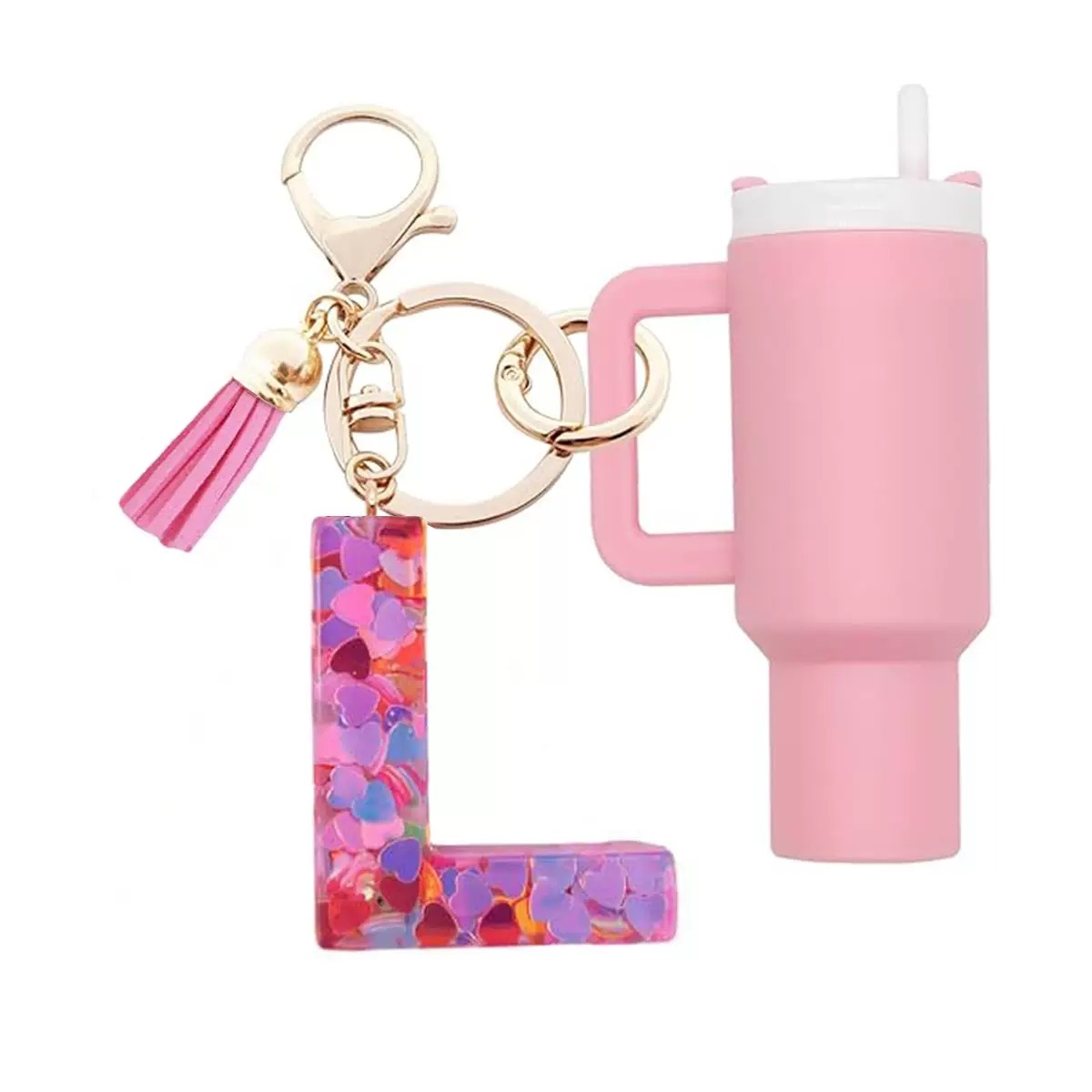 2025 NEW Arrival Mini Tumbler Keychain Chapstick Holder Mini Cup Keychain for Stanley Cup Accessories, Lip Balm Holder