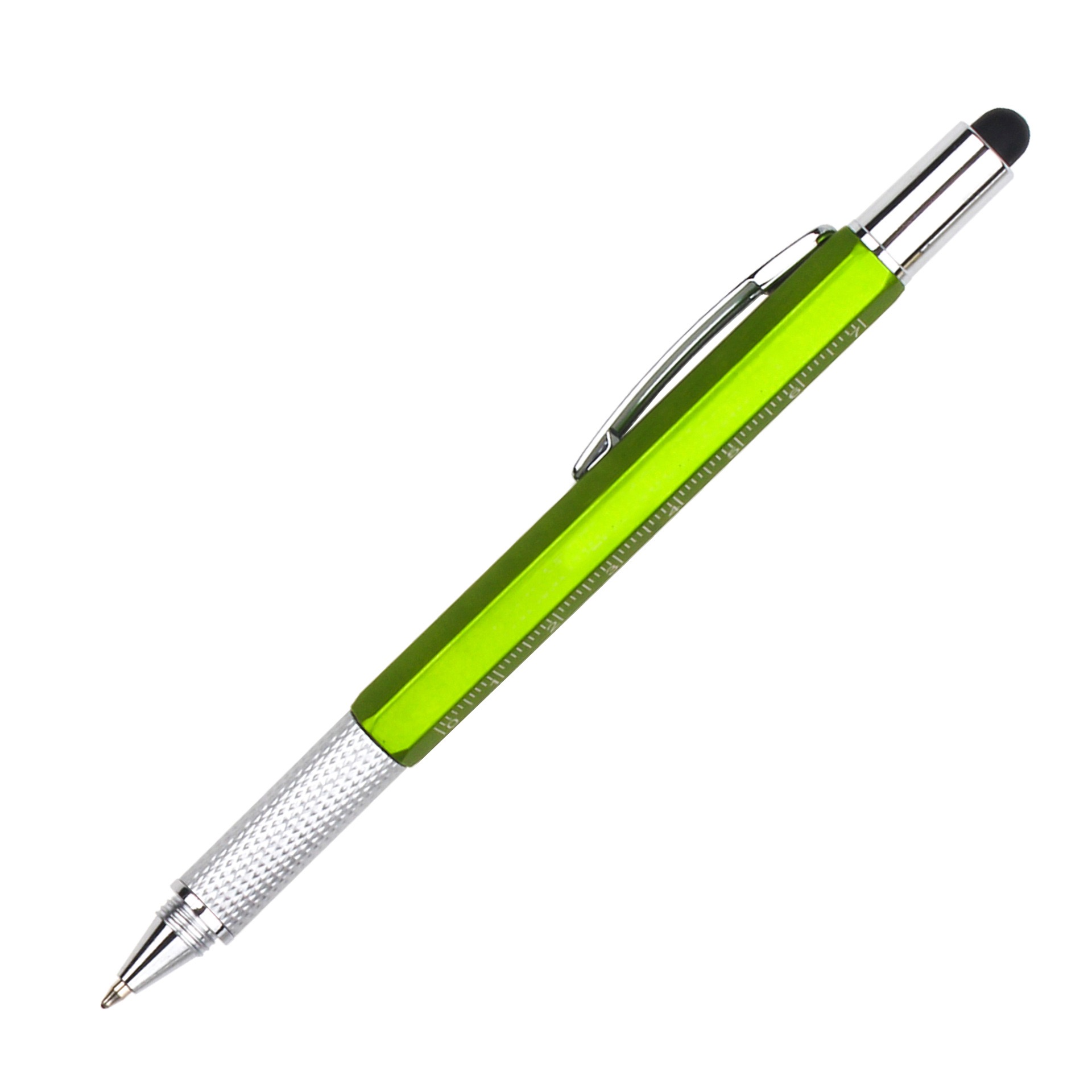 Manufacturer Wholesale 6 in 1 Multifunctional Tools Pen Touch Screwdriver Carving Scale Plastic Ballpoint Pen