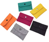 New Fashion Simple Felt Coin Purse Short Felt Wallet Bag Change Pouch