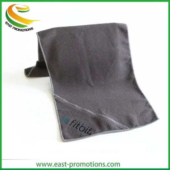 Custom Promotion Beach Towel Terry Cotton Bath Towels with Zip Pocket