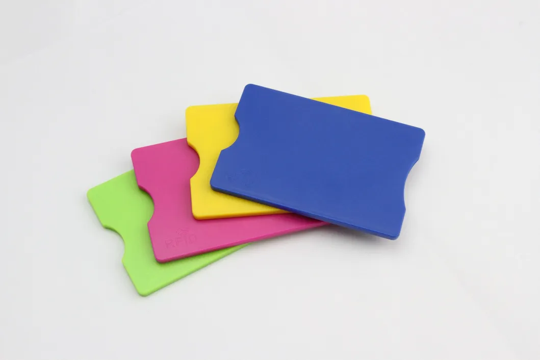Hard Plastic ABS RFID Blocking Card Sleeve for Credit Card