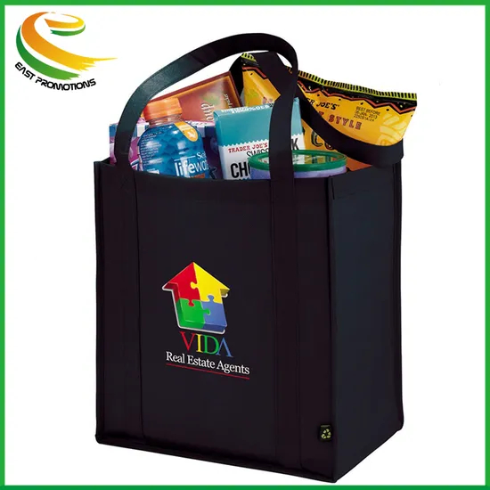 Wholesale 80gms 120gms Non Woven Shopping Grocery Carrier Bag with Logo Printing for Sale