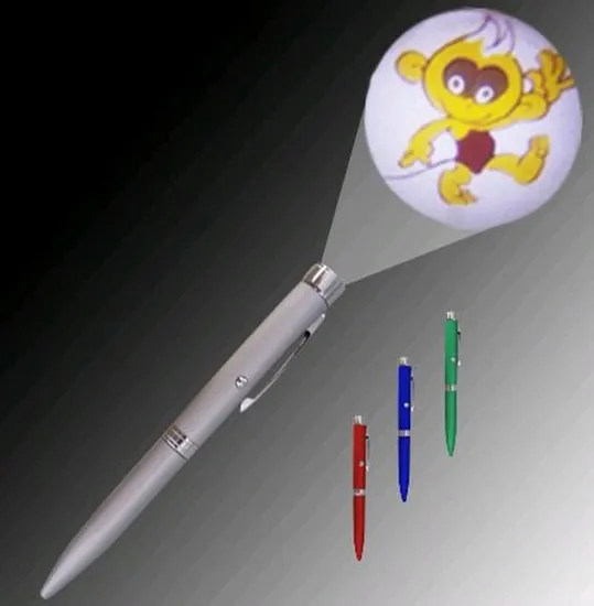 Personalized LED Logo Projection Pen, Cheap Metal Promotional Ballpoint Pen for Advertising