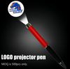  LED Logo Projector Pen with Silicone Handle for Promotional Gift Items